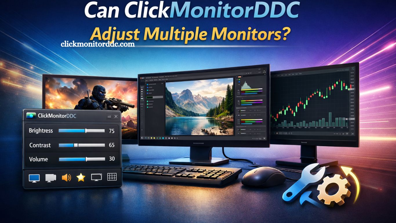 Can ClickMonitorDDC adjust multiple monitors? - Clickmonitorddc